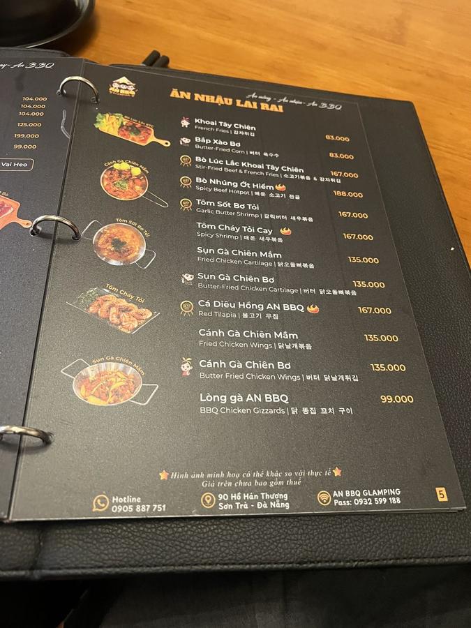 Menu trang 1