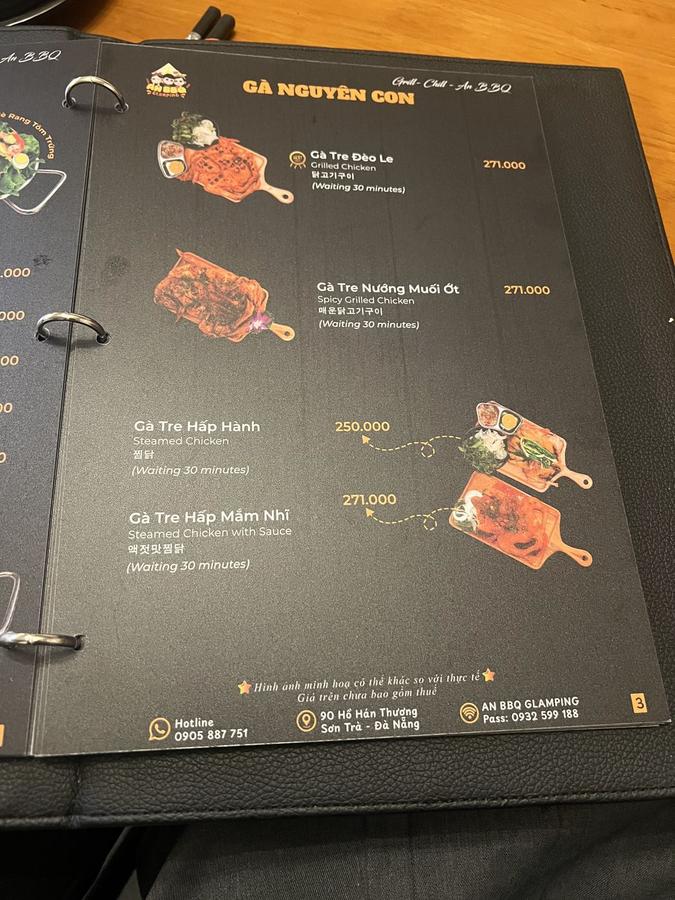 Menu trang 4