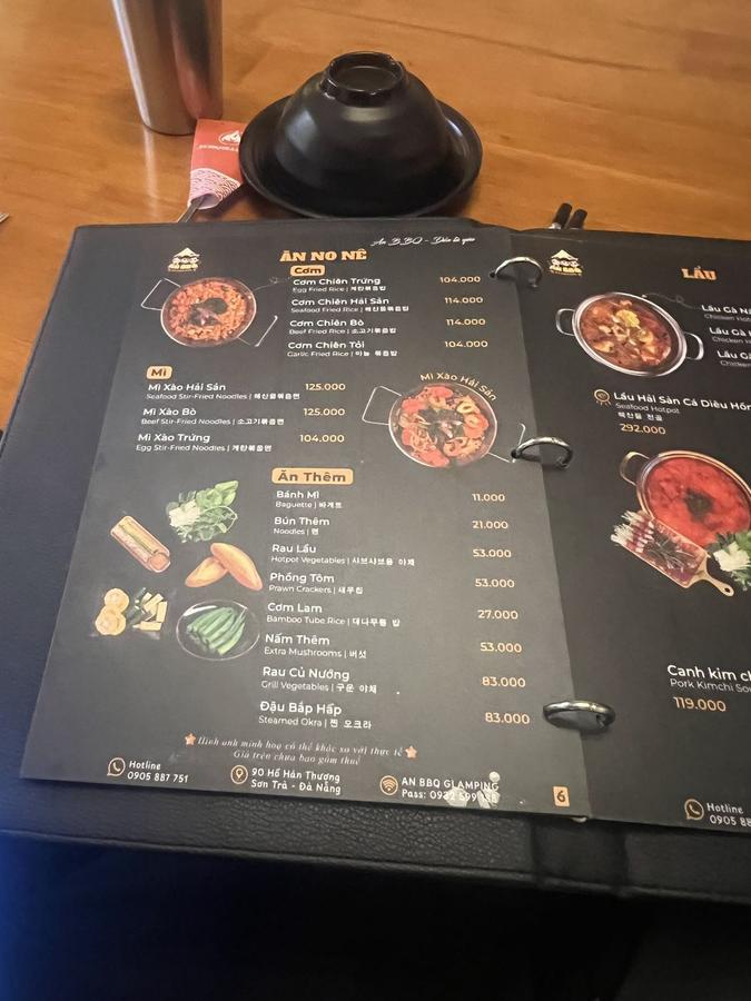 Menu trang 5